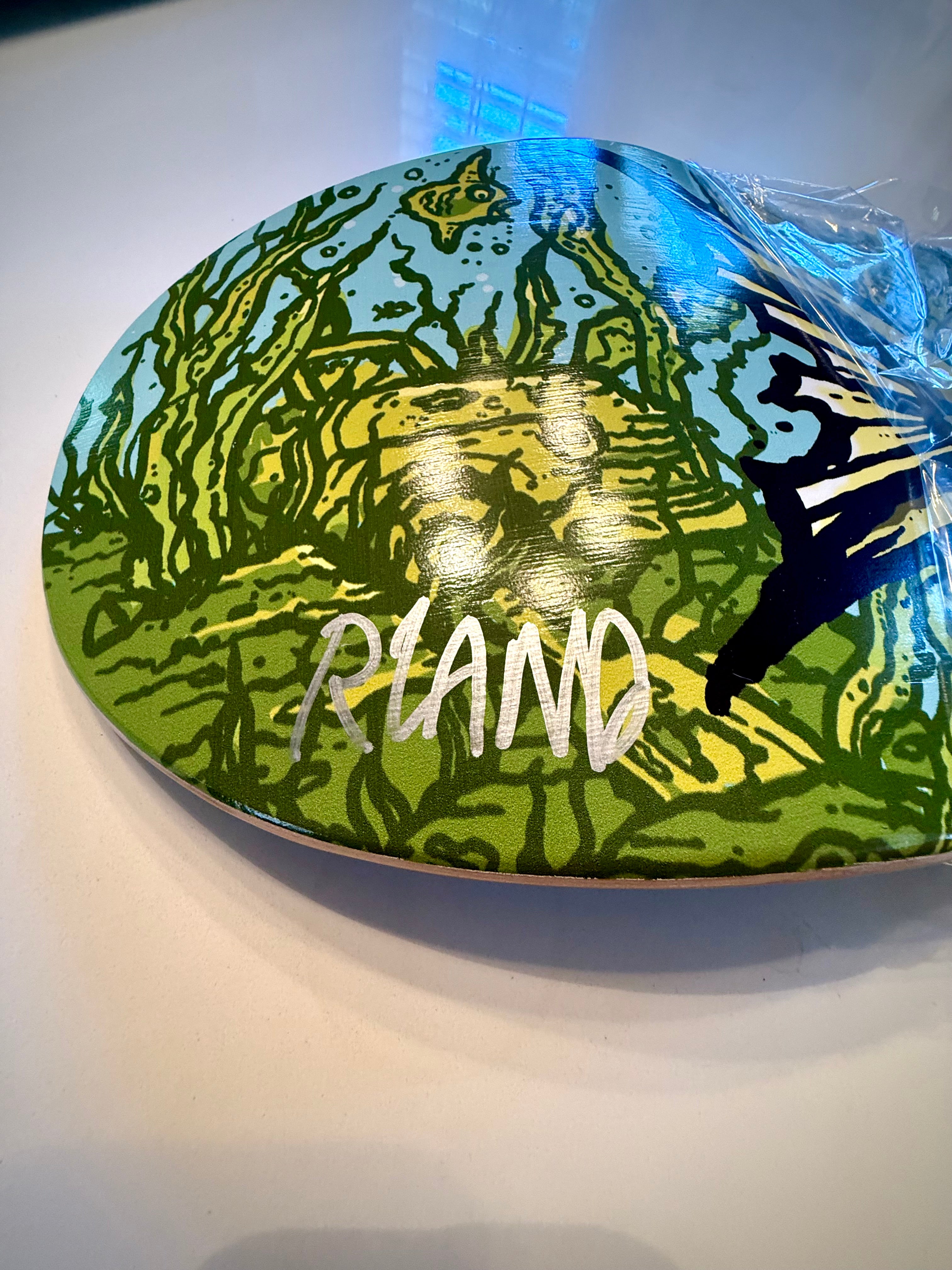 Fiji Mermaid Skateboard (Signed By Artist R. Land)