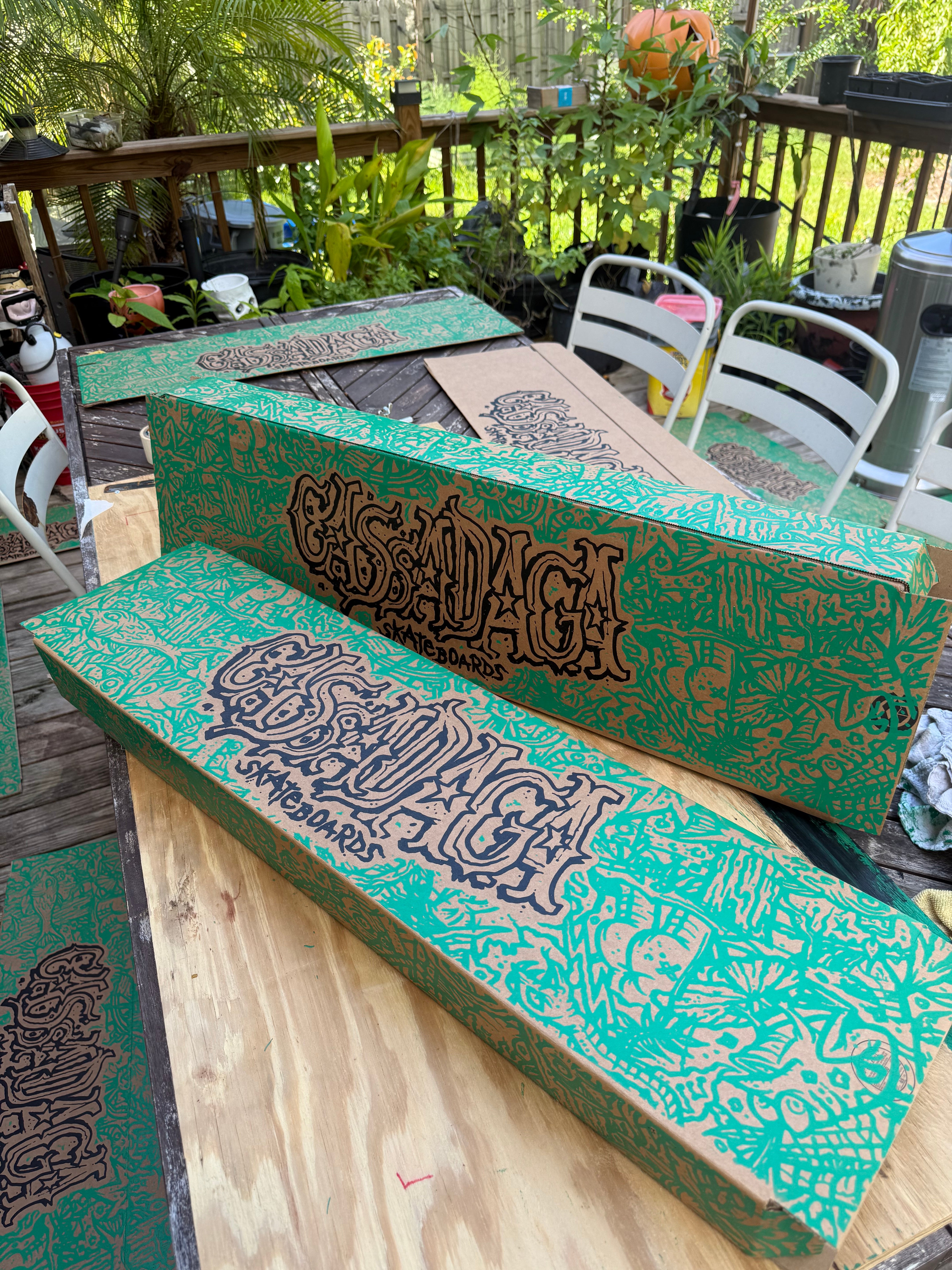 Fiji Mermaid Skateboard (Signed By Artist R. Land)