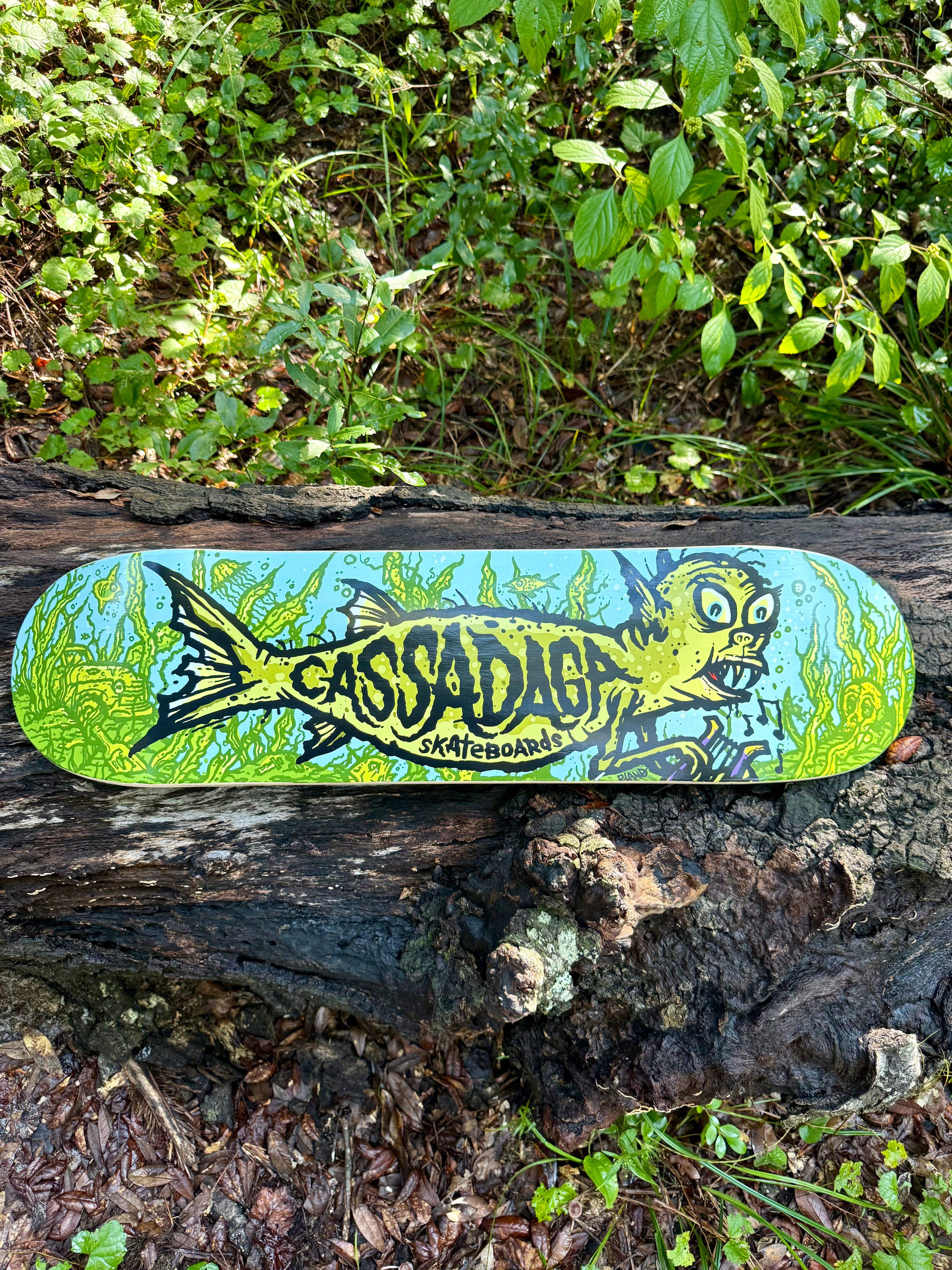 Fiji Mermaid Skateboard (Signed By Artist R. Land)
